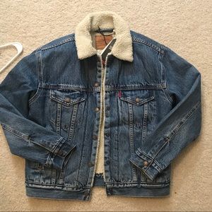 Levi’s Ex-Boyfriend Sherpa Trucker Denim Jacket
